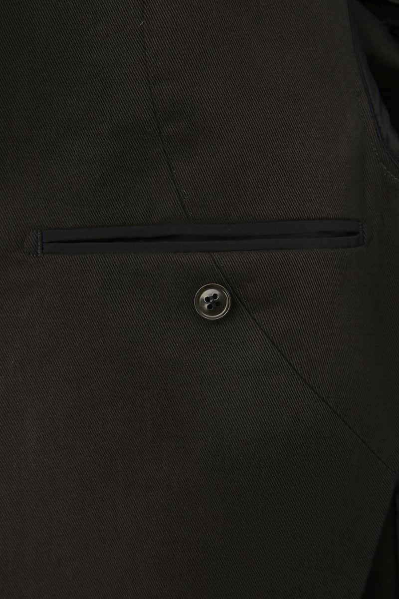 Custom dark green blazer with premium fabric and perfect fit