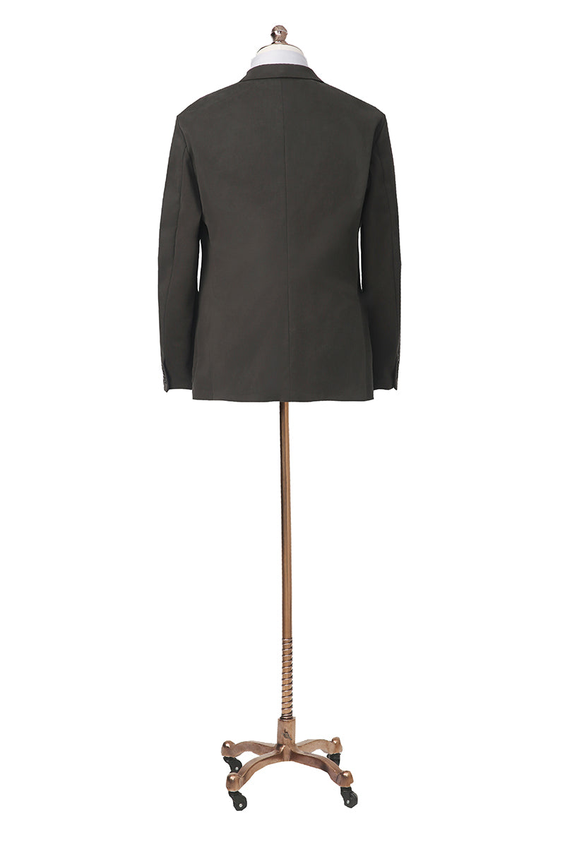 Bespoke dark green suit jacket – luxury men’s fashion with custom tailored fit