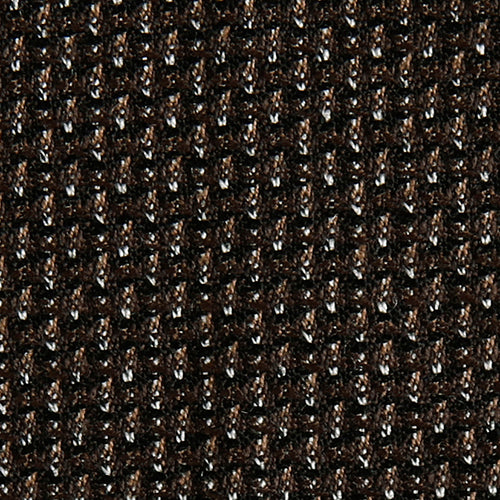 Brown Jacquard Fabric Close Up