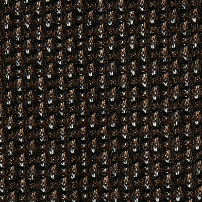 Brown Jacquard Fabric Close Up