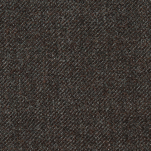 Coffee Wool Flannel Fabric Close Up