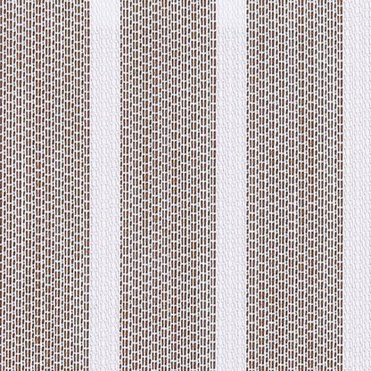 Light Brown Striped Shirt Fabric Close Up