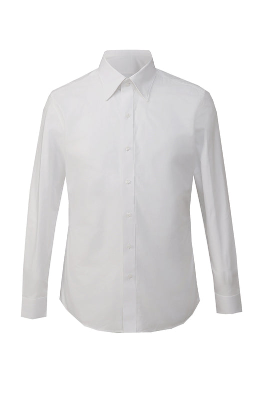 Bespoke white dress shirt – luxury men’s fashion with custom tailored fit