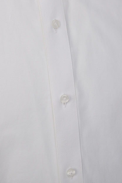 Custom white dress shirt with premium cotton